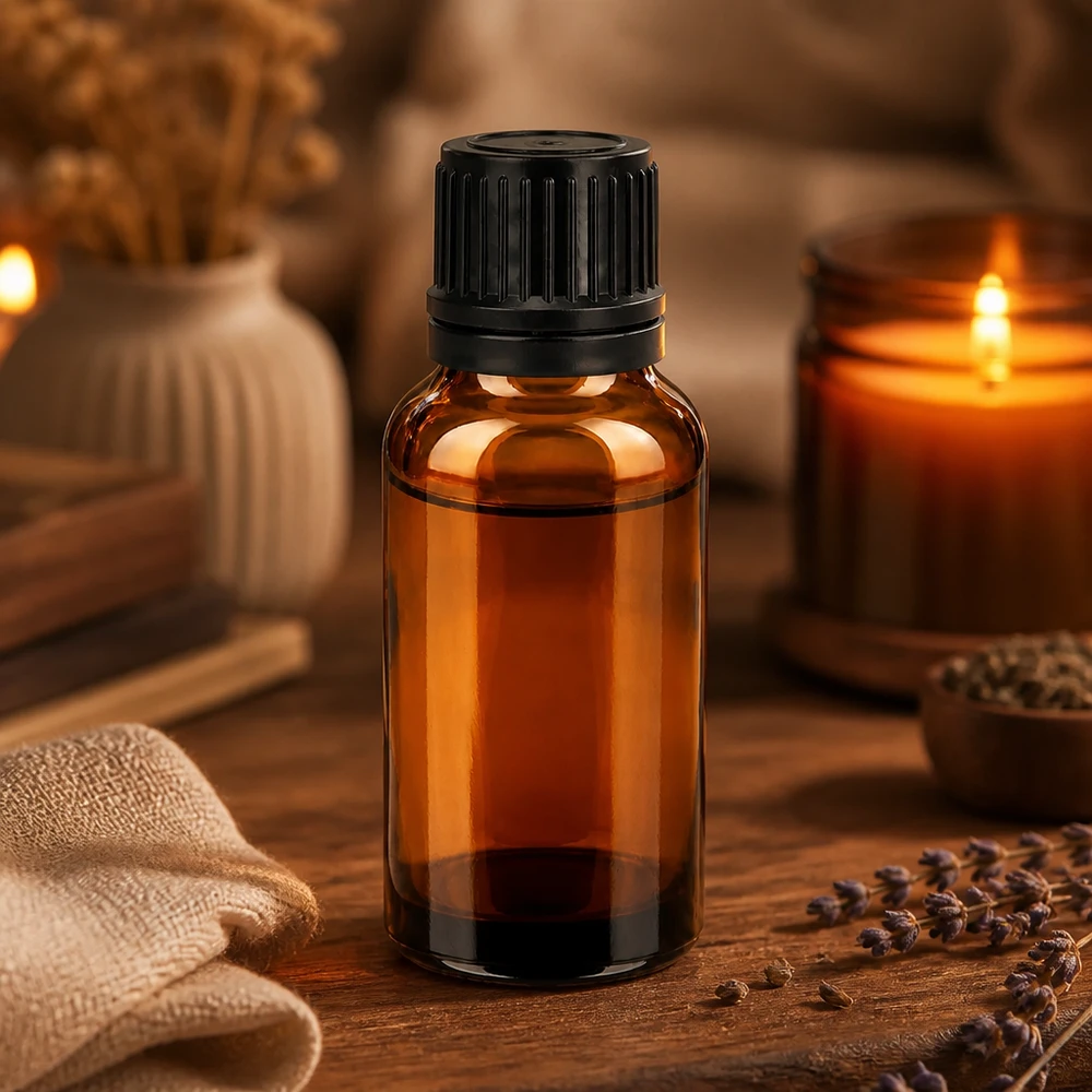 Flacon 20ml 11mm SV noir OV BrownLine UT18/20 Flacon en verre brun de 20 ml avec col étroit de 11 mm, idéal pour le dosage goutte à goutte de substances actives