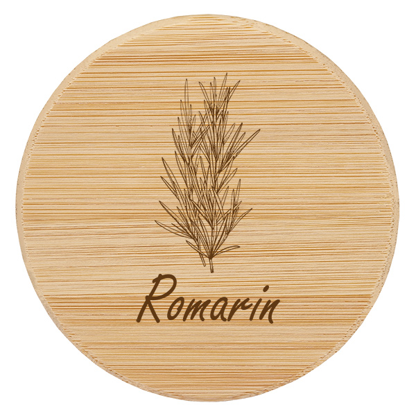 Bouchon en bois « romarin » pour WECK RR60