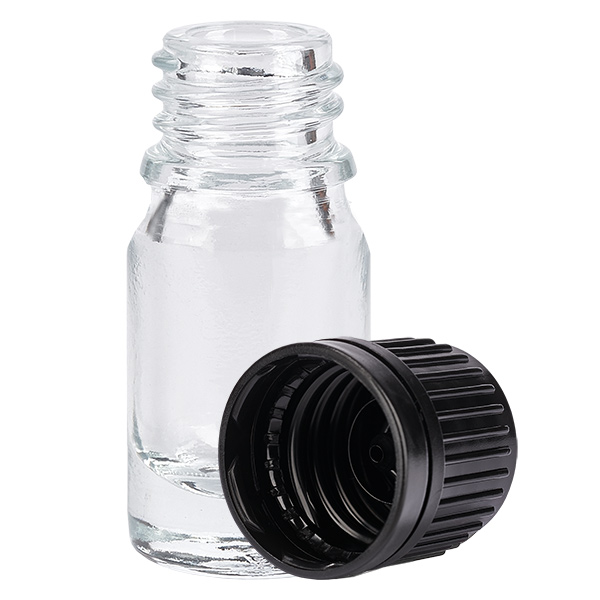 Flacon 5ml 11mm SV noir OV ClearLine UT18/5 Flacon 5ml 11mm SV noir OV ClearLine UT18/5