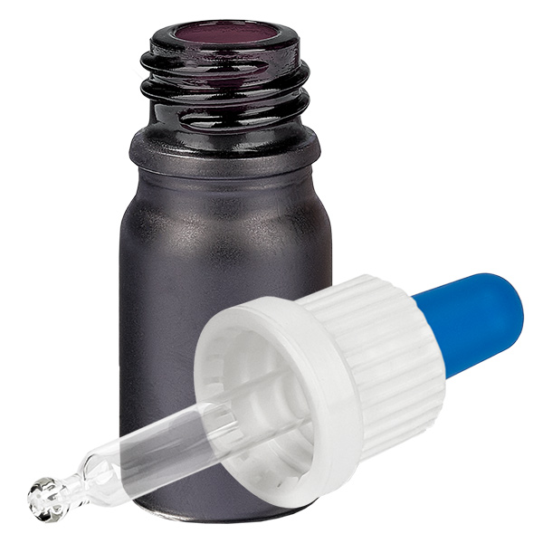 Flacon à pipette 5ml blanc/bleu OV BlackLine UT18/5 Flacon à pipette 5ml blanc/bleu OV BlackLine UT18/5
