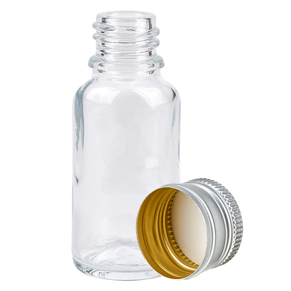 Flacon 20ml 11mm SV alu-argent STD ClearL.UT18/20