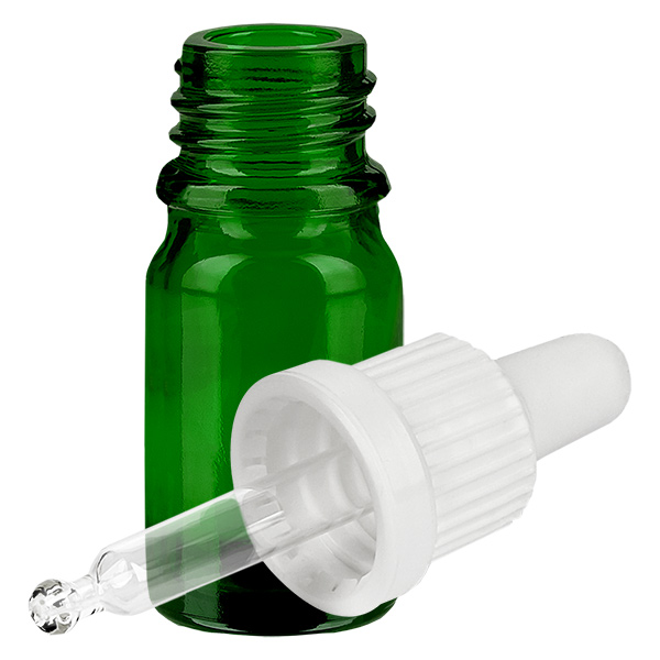 Flacon à pipette 5ml blanc OV GreenLine UT18/5