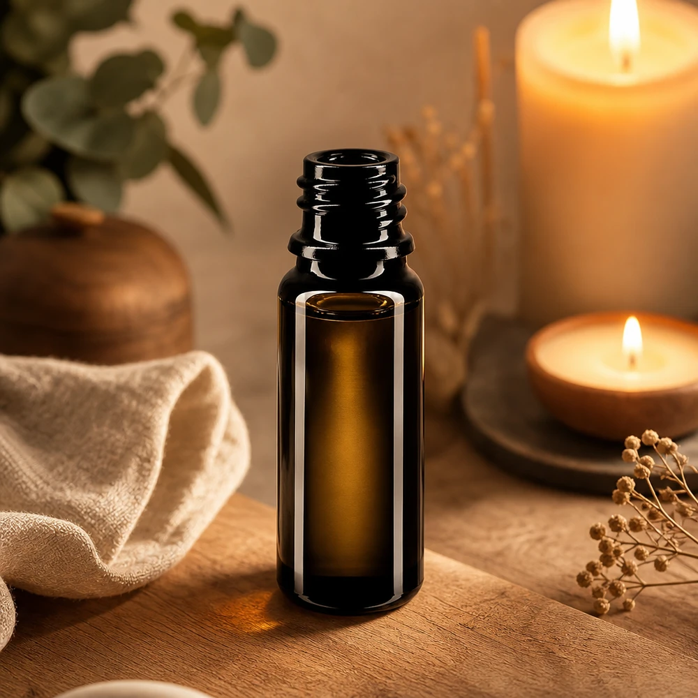 Flacon en verre violet 10 ml DIN18 (verre Miron) Le flacon en Mironglass 10ml DIN 18 protège les substances actives du spectre lumineux nocif