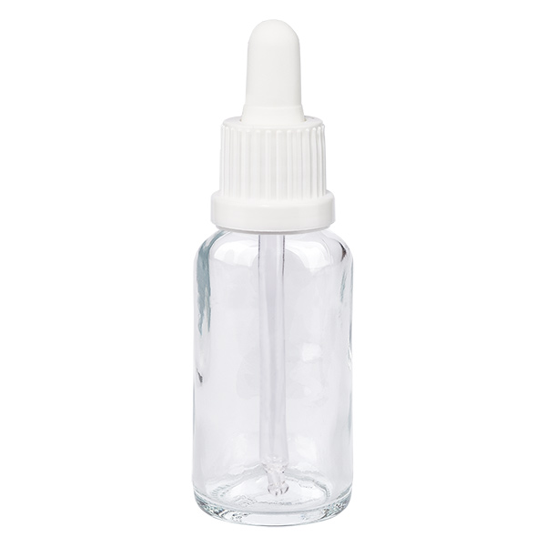Flacon à pipette 20ml blanc OV ClearLine UT18/20