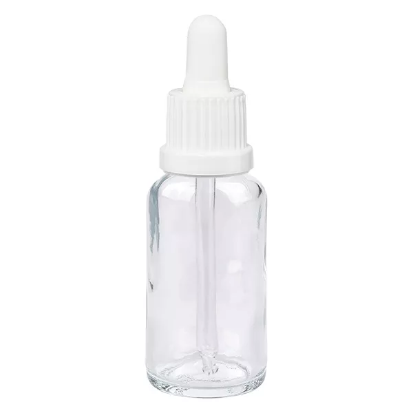 Flacon à pipette 20ml blanc OV ClearLine UT18/20