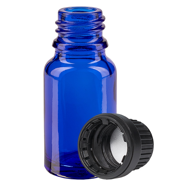 Flacon 10ml 11mm SV noir OV BlueLine UT18/10