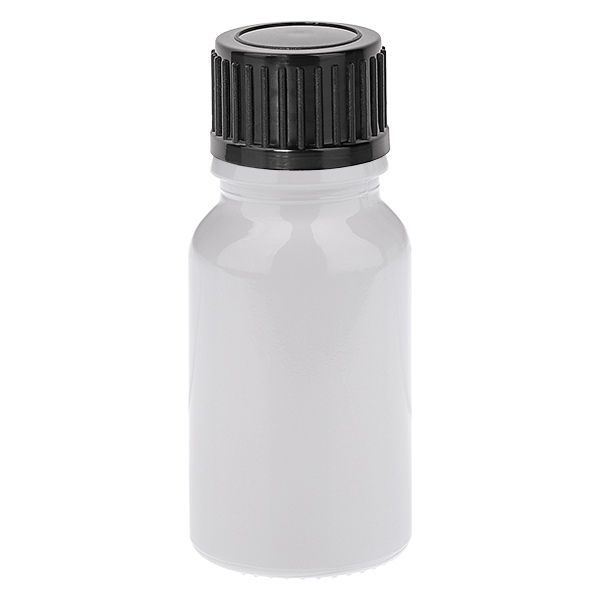 Flacon 10 ml Bouchon à vis 11 mm noir Standard WhiteLine UT18/10 Flacon 10 ml Bouchon à vis 11 mm noir Standard WhiteLine UT18/10