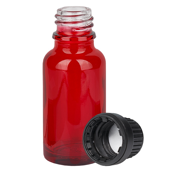 Flacon 20ml 11mm SV noir OV RedLine UT18/20