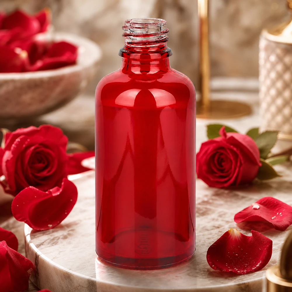 Flacon à pharmacie 50ml RedLine UT18/50 UNiTWIST Bouteille médicale RedLine UT18/50 de 50 ml avec bouchon à vis pratique pour les teintures et les essences