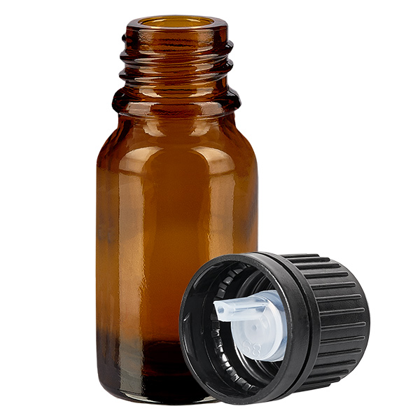 10ml flacon de gouttes. 1mm noir OV BrownLine UT18/10