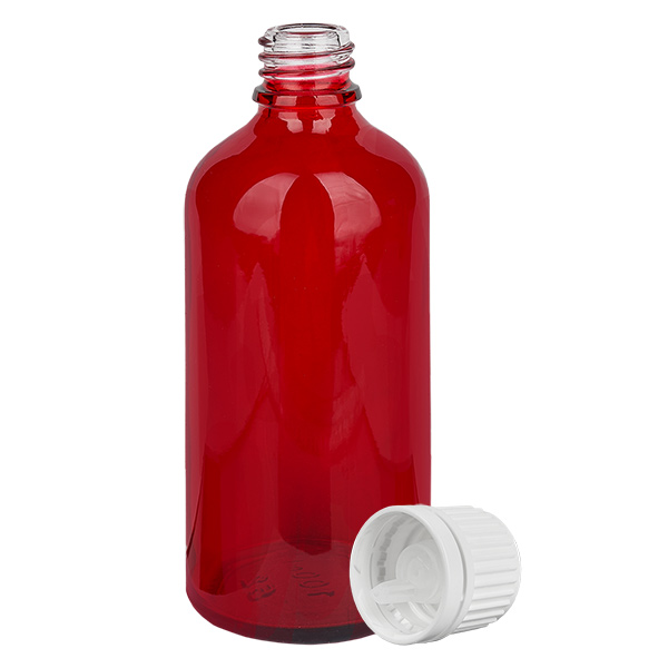Flacon compte-goutte 100ml 0.7mm blanc OV RedLine UT18/100 Flacon compte-goutte 100ml 0.7mm blanc OV RedLine UT18/100