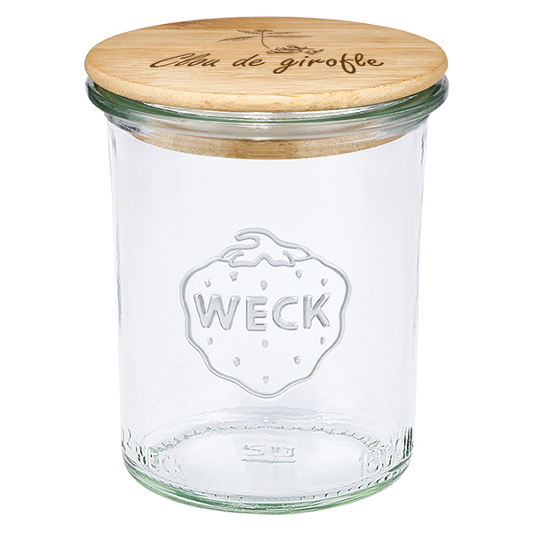 Boîte en bois « Clou de girofle » avec pied WECK 1 Boîte en bois « Clou de girofle » avec pied WECK 1
