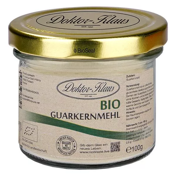 100g de gomme de guar bio Doktor-Klaus noWaste