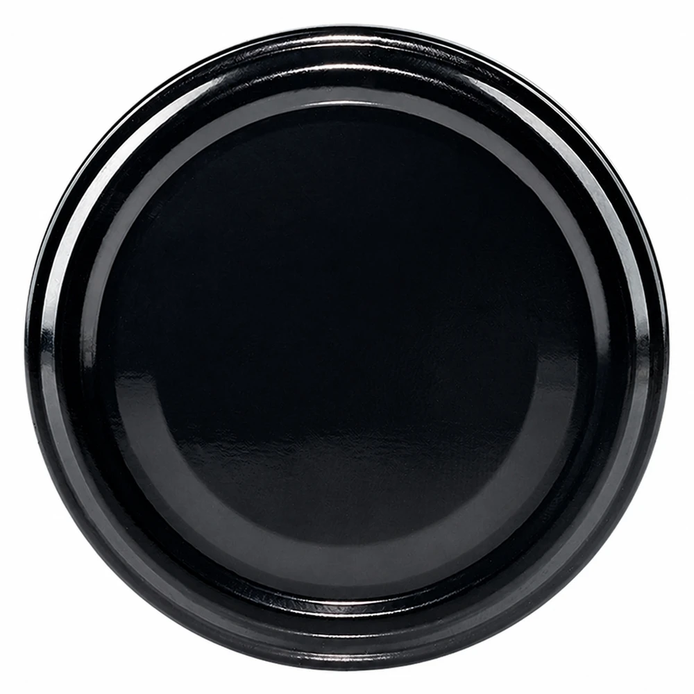 UNiTWIST TO82 noir, BioSeal, sans BPA, UNiTWIST Couvercle de bocaux UNiTWIST TO82 noir, 82 mm, sans BPA, pour confitures et conserves
