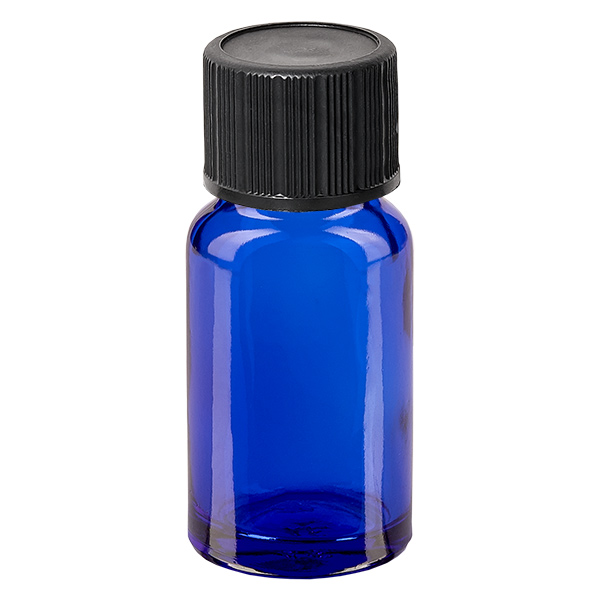 Flacon compte-goutte 10ml 1mm noir STD BlueL. UT18/10