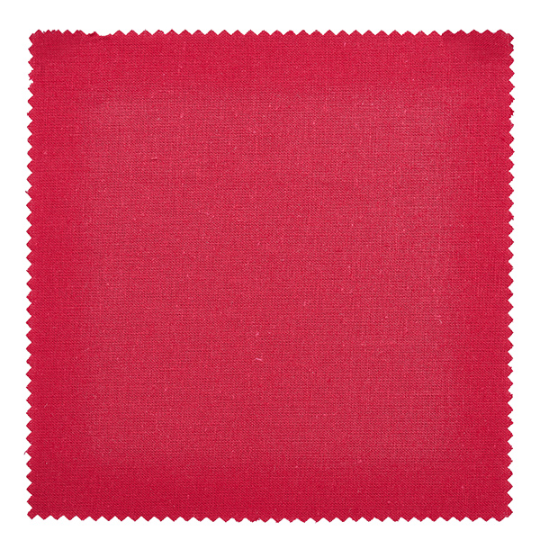 Couvercle en tissu bordeaux 120x120mm carré