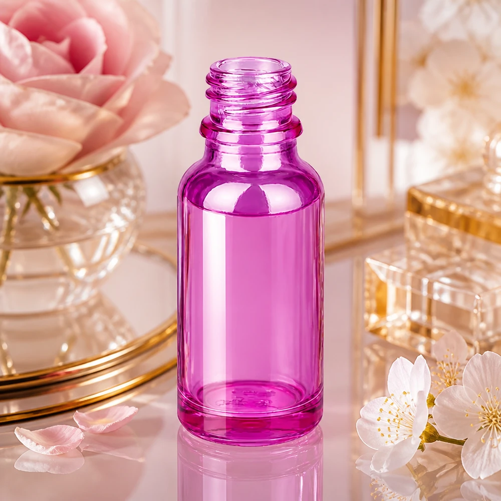 Bouteille à pharmacie de 20ml PurpleLine UT18/20 UNiTWIST Bouteille de pharmacie stylée de 20 ml PurpleLine en violet tendance avec bouchon fiable UNiTWIST