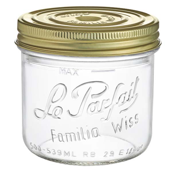 Le Parfait® Familia Wiss 500 g Ø100 mm bocal