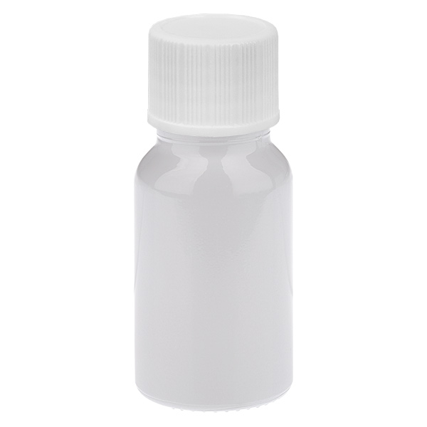 Flacon 10 ml Bouchon à vis 11 mm blanc Standard WhiteLine UT18/10 Flacon 10 ml Bouchon à vis 11 mm blanc Standard WhiteLine UT18/10
