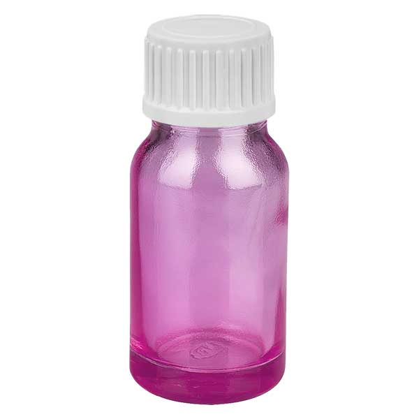 Flacon compte-gouttes 10ml 0.9mm blanc standard PurpleLine. UT18/10