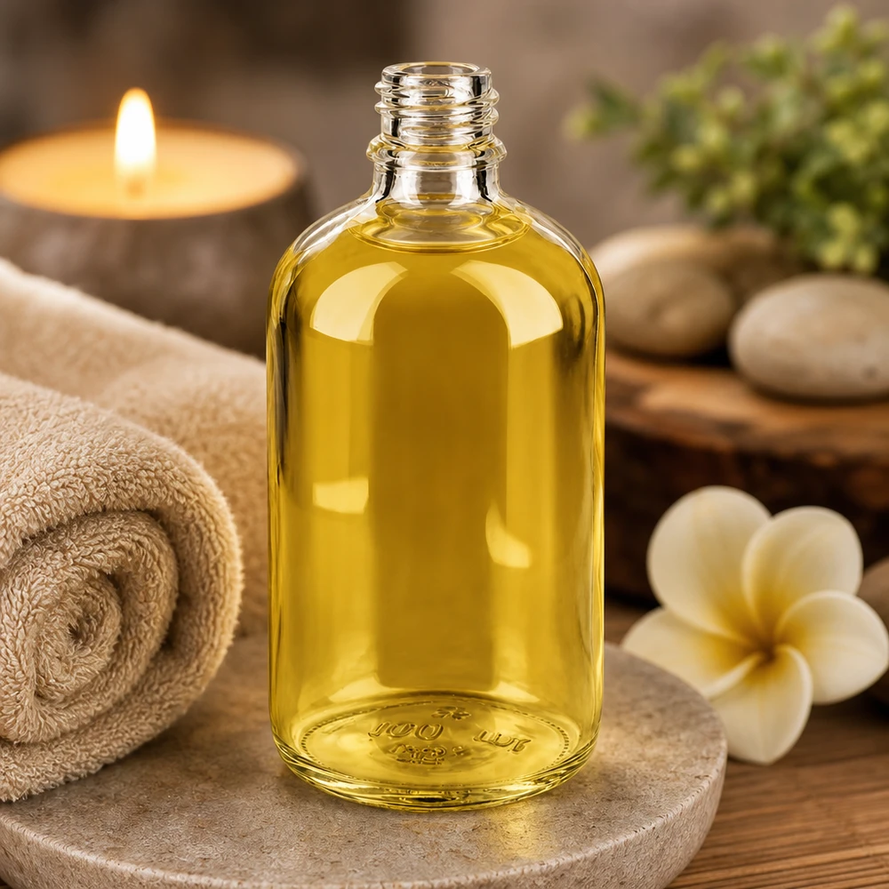 Flacon compte-gouttes 100 ml DIN18 - verre clair Bouteille de pharmacie ApoGlas de 100 ml de couleur jaune ambré pour les substances sensibles à la lumière