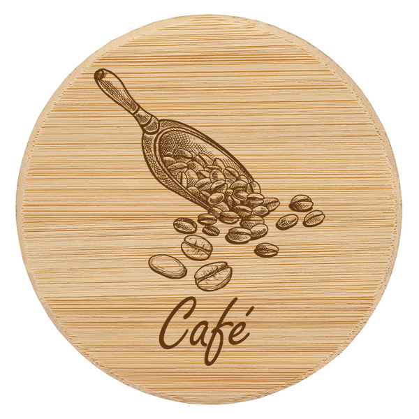 Bouchon en bois « café » pour WECK RR100 Bouchon en bois « café » pour WECK RR100