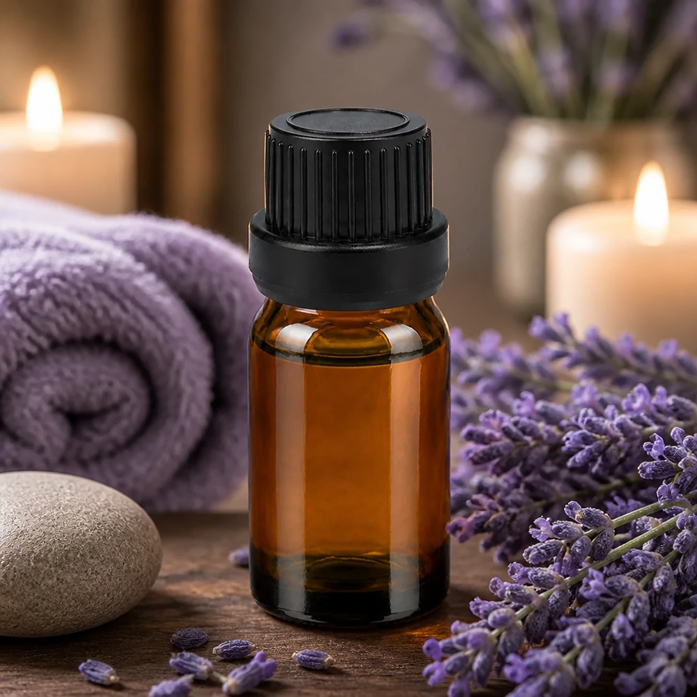 Flacon compte-goutte 5ml 2mm noir OV BrownLine UT18/5 Flacon de pharmacie de 5ml en verre brun anti-UV avec bouchon OV noir pour les substances sensibles à la lumière