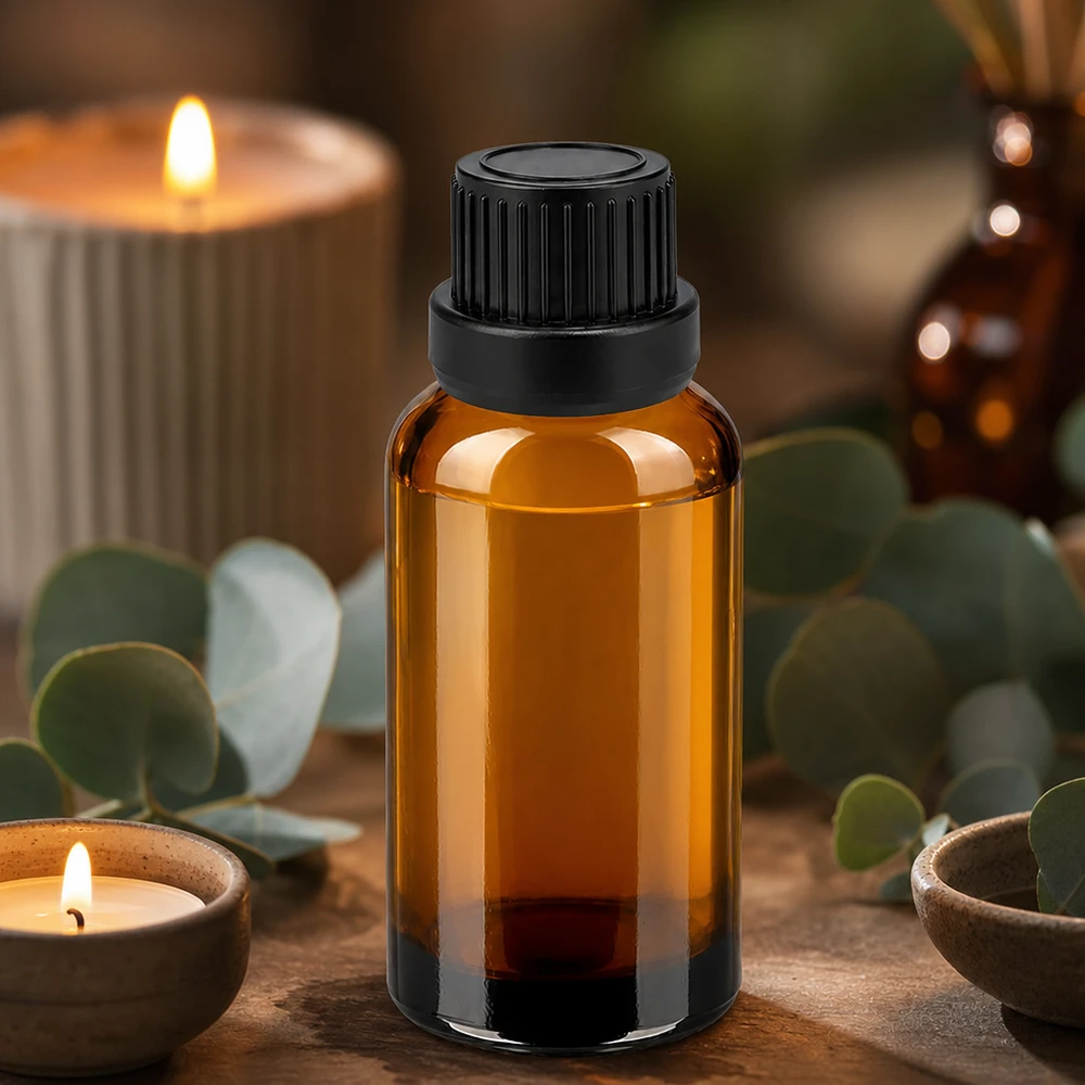 30ml goutte à goutte. 2mm noir OV BrownLine UT18/30 Flacon compte-gouttes BrownLine de 30 ml avec bouchon d'inviolabilité noir pour un stockage sûr