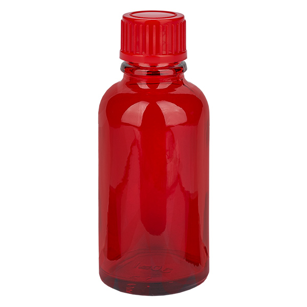 Flacon de 30ml 11mm SV rouge STD RedLine UT18/30 Flacon de 30ml 11mm SV rouge STD RedLine UT18/30