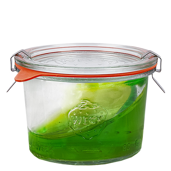 Lot de 48 bocaux Weck 80ml avec 48 couvercles en verre Lot de 48 bocaux Weck 80ml avec 48 couvercles en verre