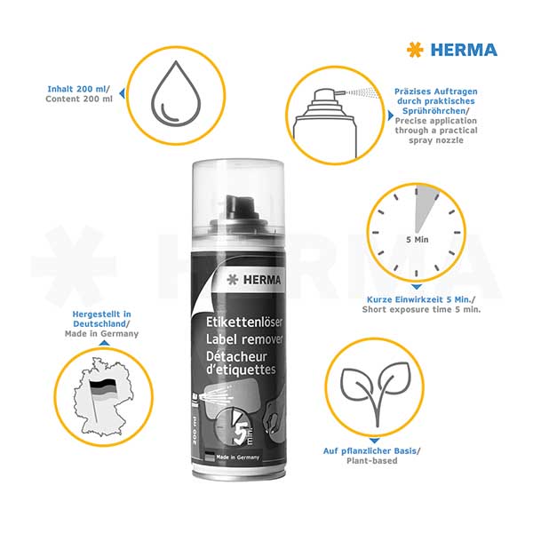 200ml de dissolvant pour chaînes de citrons en aérosol à base de plantes