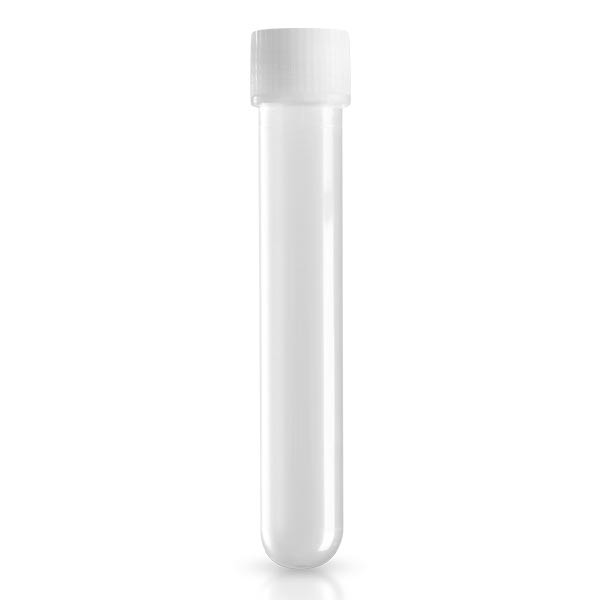 Tube à essai clair 13 ml, 16/100 + bouchon à vis Tube à essai clair 13 ml, 16/100 + bouchon à vis