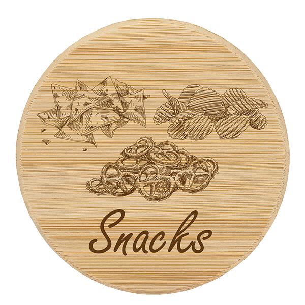 Paire en bois « Snacks » pour WECK RR100