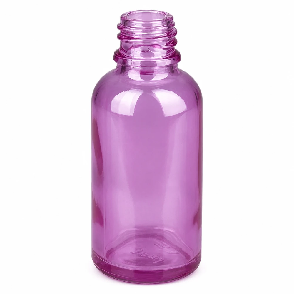 Petit vaporisateur de 30 ml à large ouverture, violet translucide, pour les soins du nez