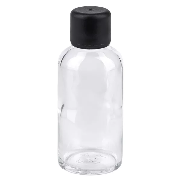 Flacon 50ml 11mm SV noir OV ClearLine UT18/50
