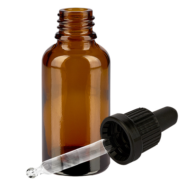 Flacon à pipette 30ml noir OV BrownLine UT18/30
