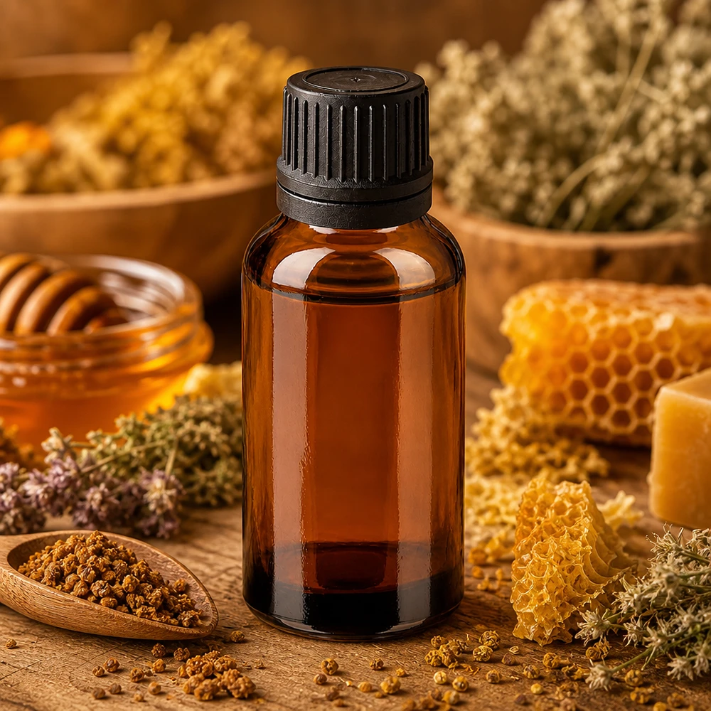 30ml goutte à goutte. 1mm noir OV BrownLine UT18/30 Bouteille de pharmacie de 30 ml en verre teinté avec bouchon compte-gouttes noir à l'épreuve des enfants
