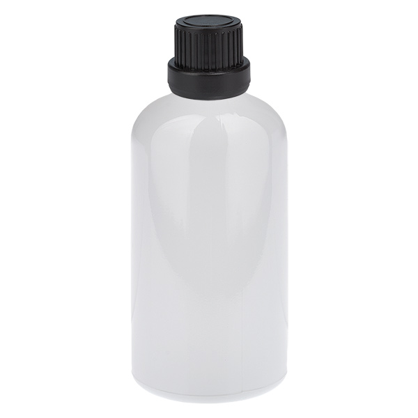 Flacon compte-gouttes 100 ml 2 mm noir Bouchon inviolable WhiteLine UT18/100 Flacon compte-gouttes 100 ml 2 mm noir Bouchon inviolable WhiteLine UT18/100