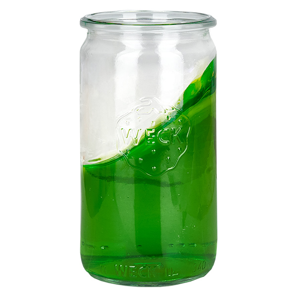 Lot de 12 pots Weck 340ml verres cylindriques