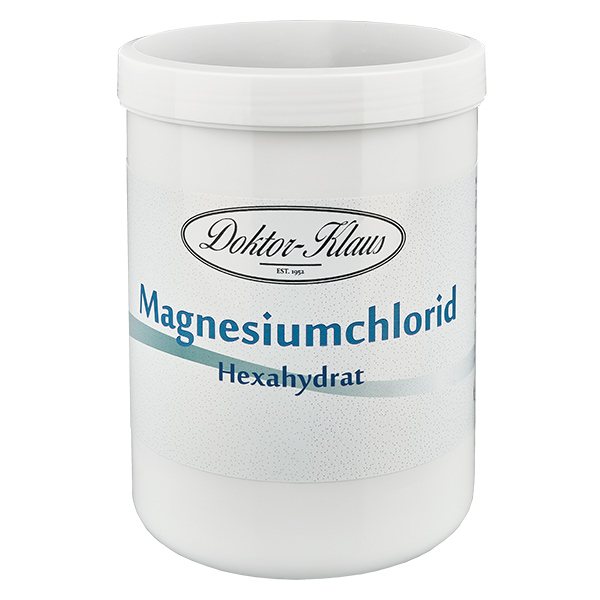 1000 g de chlorure de magnésium 6-hydraté E511 Docteur Klaus 1000 g de chlorure de magnésium 6-hydraté E511 Docteur Klaus