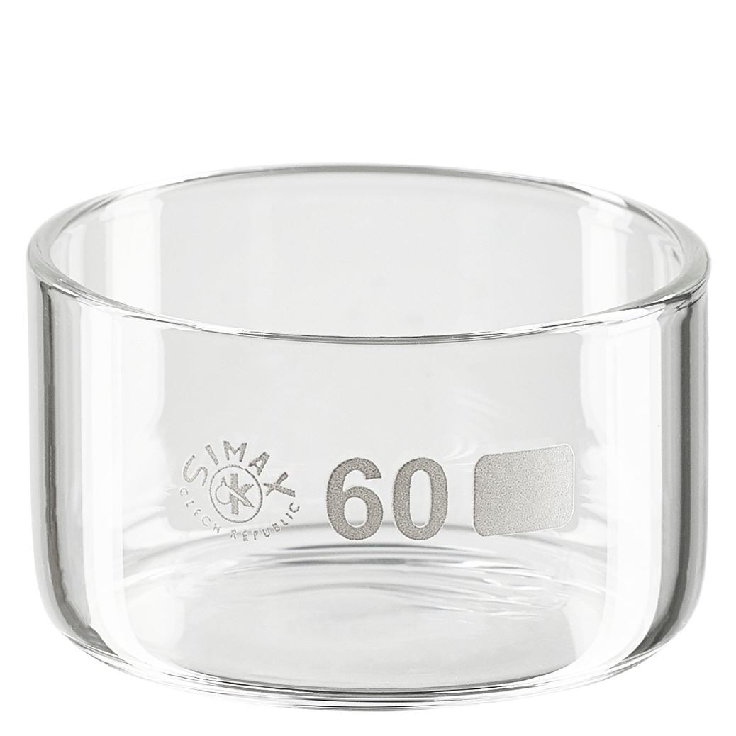 Coupelle de cristallisation 60 ml sans bec verseur Coupelle de cristallisation 60 ml sans bec verseur