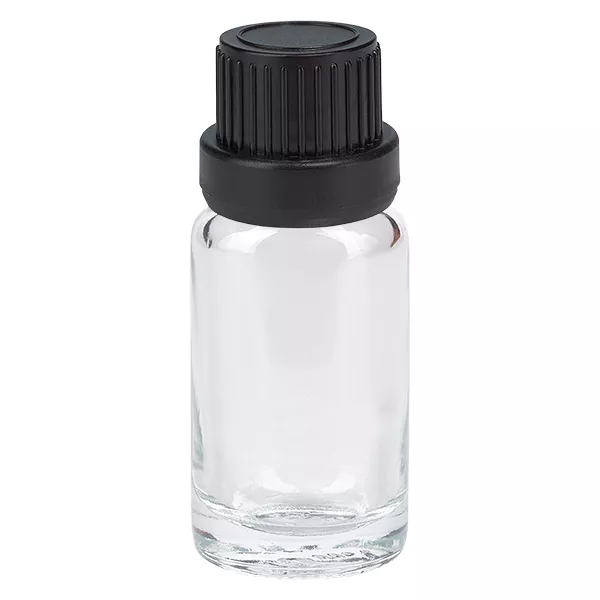 Flacon 10ml 11mm SV noir OV ClearLine UT18/10