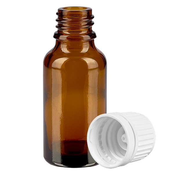 Flacon 20ml 11mm SV blanc OV BrownLine UT18/20