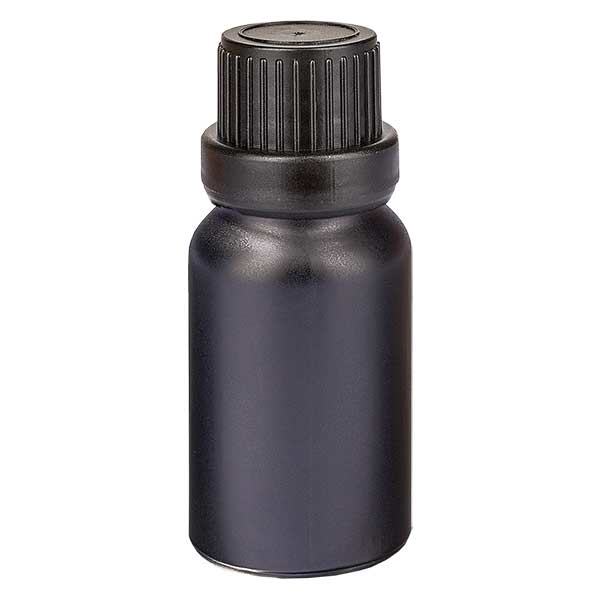 10ml flacon compte-gouttes 2mm bouchon d'inviolabilité BlackLine UT18/10 10ml flacon compte-gouttes 2mm bouchon d'inviolabilité BlackLine UT18/10