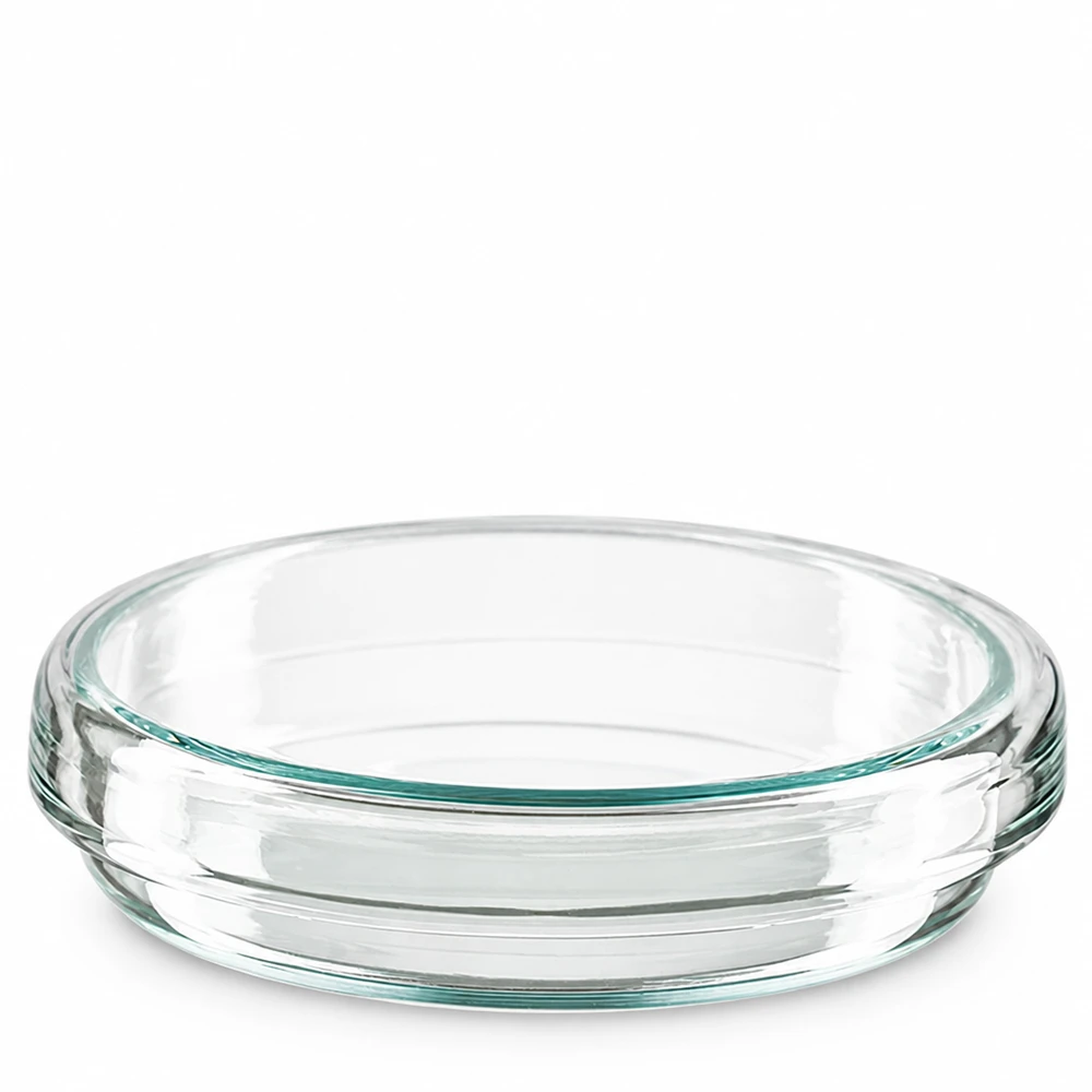 Boîte de Petri en verre 70x15 mm Boîte de Pétri transparente en verre borosilicaté, diamètre 70 mm, hauteur 15 mm