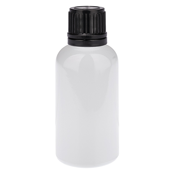 Flacon 30 ml Bouchon à vis 11 mm noir Bouchon d'origine WhiteLine UT18/30 Flacon 30 ml Bouchon à vis 11 mm noir Bouchon d'origine WhiteLine UT18/30