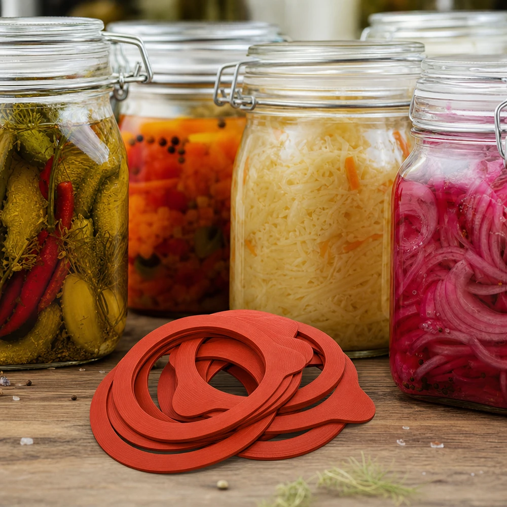 Anneaux de cuisson RR60 Gomme naturelle avant bocaux de légumes fermentés Choucroute Kimchi Concombres marinés Oignons