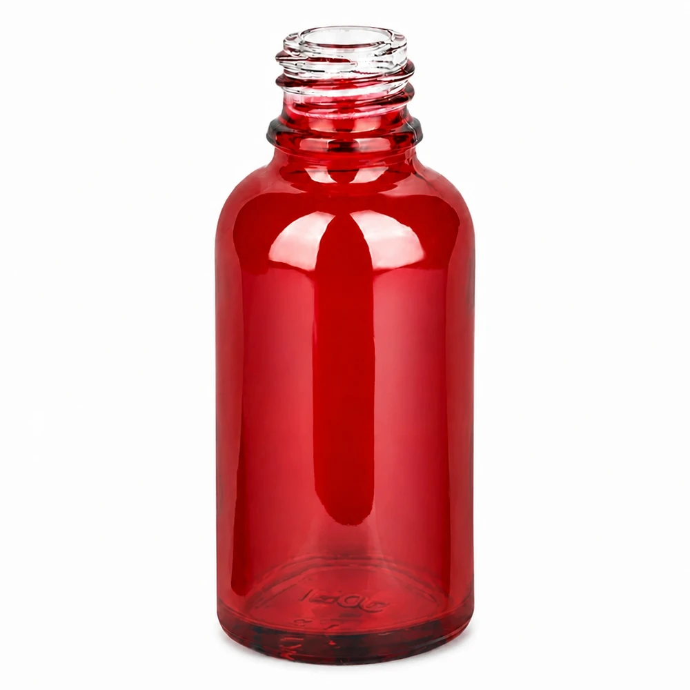 Flacon à pharmacie 30ml RedLine UT18/30 UNiTWIST Bouteille médicale rouge de 30 ml RedLine UT18/30 UNiTWIST pour les gouttes de teinture et les médicaments