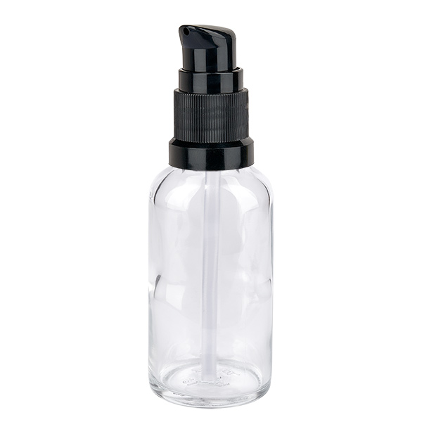 30ml flacon pompe noir STD ClearLine UT18/30