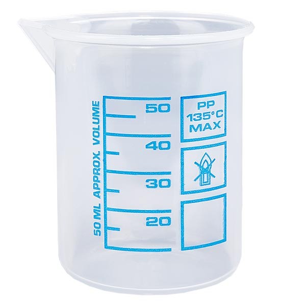 Verre mesureur en PP 50 ml Verre mesureur en PP 50 ml
